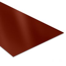 Tôle Plane 2000x1220 Mm Acier 0.63 Mm Laqué | Rouge Tuile | Ral 8012 - Bricoman