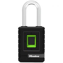 Master Lock Cadenas Biometrique Haute Securite [etanche] [empreinte Digitale Et Code Directionnel De Secours] 4901eurdlhcc - Bricoman