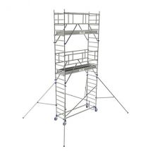 Echafaudage Roulant 2 Plateaux - Hauteur De Travail Max 6.85m - 26403750 - Bricoman