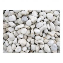 Galet Marbre Blanc Pur 20-40 En Sac De 20kg - Bricoman