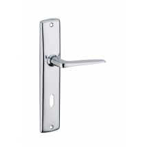 Thirard - Ensemble De Poignées Pour Porte De Chambre Demeter Trou De Clé, Entr'axes 195mm, Chromé - Thirard - Bricoman