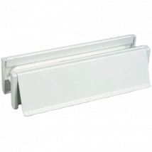 Entrée De Boite Aux Lettres Blanche 304 X 70 Mm Pour Panneau De Porte D'Épaisseur 16 À 32 Mm - Bricoman