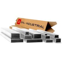 Profilé En Aluminium 30x15x2 Mm 250 Cm Tube Rectangulaire En Aluminium + Découpe Sur Mesure - Bricoman
