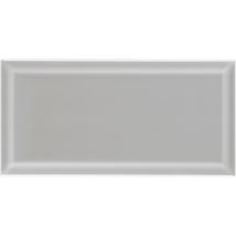 Carrelage Mur Brillant Ceragni Biseauté Metro Gris 600 | 7,5x15 (carton Avec 44 Unités = 0,5 M2) - Bricoman