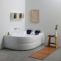 Baignoire D'Angle Acrylique 2 Places | Aida - Bricoman