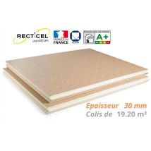 Dalle Isolante Polyurethane Eurosol - 30 Mm - R 1.35 - Colis 19.20 M² - Tecnomat