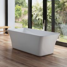 Baignoire Ilot Sorrow 170 Blanche 170 X75 X58 Cm, By Spalina - Bricoman