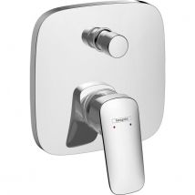 Hansgrohe Logis Set De Finition Pour Mitigeur De Baignoire Encastré Avec Combinaison De Sécurité Chrome - Bricoman