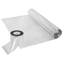 Rouleau Isolant Mince À Bulle, 12,5 X 1.2 M, Ep.2.5 Mm, Grammage 160g/m² (rouleau De 15m²) + Adhesif Alu 50m - Bricoman