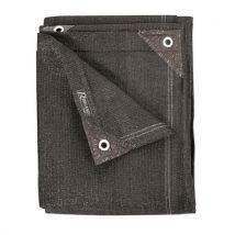 Brise Vue 1x5m 230gr Gris Occultation 96% - Bricoman