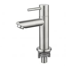 Cecipa Max Robinet De Lavabo Brossé Eau Froide Robinet De Salle De Bain 93.4mm Robinet Eau Froide Uniquement,eu Modèle - Bricoman