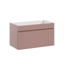 Meuble Sous-vasque 80cm Zelie Rose - Bricoman