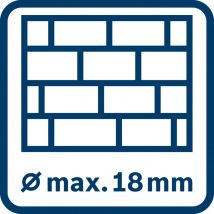 Bosch Akku-bohrhammer Mit Sds Plus Gbh 18v-18 Solo - 0611927000 - Bricoman