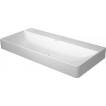 Duravit Durasquare Lavabo Pour Meuble, 100x47cm, Sans Trou Pour Robinet, Sans Trop-plein, Dessous Poncé Et Émaillé, 23531000791, Farbe: Blanc - 