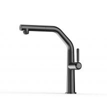 Mitigeur D'Évier En Acier Couleur Pvd Gunmetal Avec Douchette Extractible Et Système De Filtration Pollini Filtra Tech Re6110-pm - Gunmetal - Tecnomat