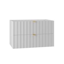 Meuble Sous-vasque 80cm Lexa Blanc - Bricoman