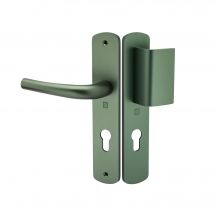 Ensemble Sur Plaque Aluminium Salome Home Elegance Entraxe 195mm Palière Clé I Émeraude - Heracles - B-salome-106 - Bricoman