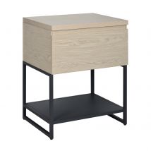 Meuble Caisson Chêne Et Piètement Sous Vasque 60 Cm Will - Bricoman