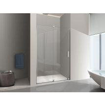 Nala Porte Pour Installation En Niche Type Walk-in Coulissante H 200, Cadre Chromé Réversible Cm.180 Réglable 176-180 Cm - Bricoman