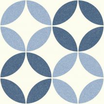 Carrelage Carreaux De Ciment Laos Bleu Nice 25x25 Cm - Bricoman