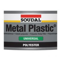 Metal Plastic Universal - Enduit Polyester Pour Carrosserie - Soudal - 2 Kg Vert - Bricoman
