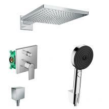 Hansgrohe Vernis Raindance Pulsify Set De Douche Encastré Tout En 1 Avec Douche De Tête 300 Xxl + Douchette 3 Jets Performance - Bricoman