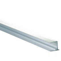 Profilé Obturation Pour Plaque Polycarbonate Alvéolaire Épaisseur 32 Mm - Coloris - Aluminium, Longueur - 98 Cm - Bricoman