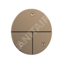 Hansgrohe Showerselect Comfort - Inverseur Encastré, 3 Sorties, Bronze Brossé 15558140 - Bricoman