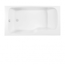 Baignoire Bain Douche Jacob Delafon Malice, Version Gauche Blanc Brillant 160 X 85 - Bricoman
