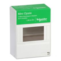 Coffret Électrique À Équiper Mini Opale - 8 Modules - Schneider - Bricoman
