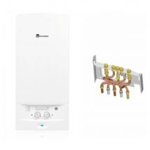 Chaudière Gaz Basnox Acleis Elm Leblanc 24 Kw / Vmc Complète (douilles + Dosseret) - Bricoman