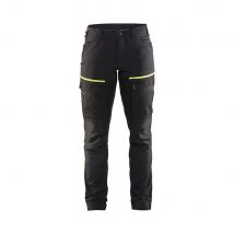 Pantalon De Travail Stretch Femme Maintenance-transport Blaklader Noir / Jaune 44 - Bricoman