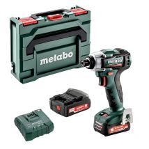 Visseuse À Chocs 12v 140 Nm (2x2.0 Ah) En Metabox Powermaxx Ssd 12 Bl - Metabo 601115500 - Bricoman