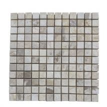 Albedo Pierre - Mosaïque En Marbre Beige Vieilli 2,3x2,3x1cm - Bricoman