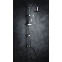 Colonne De Douche Modéle Pont Avec Pommeau Douche Cervical Circulaire - Bricoman