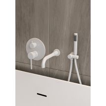 Robinet Mitigeur De Baignoire À Encastrer Blanc - Corbeau - Bricoman