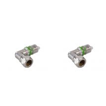 Comap Coude À Sertir Et À Compression Métallique Cuivre Pour Tubes Multicouche - 16x2 - Cuivre 15 - Vendus Par 2 - Raccords Multiskin - 7090jw1615 - 