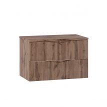 Meuble Sous-vasque 80cm Plan De Toilette Tao Bois - Bricoman