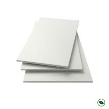 Panneau Pvc Prédécoupé Expansé Blanc Mat 1200 X 400 X 5 Mm - Bricoman