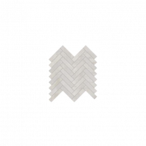 Mosaique Sol / Mur Effet Métal Chevron Blanc 28,1x28,1 Cm Ionic Magnetic White - Bricoman