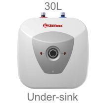 Chauffe-eau Électrique Hit Pro 30l Thermex, Installation Sous L'Évier Arrivées D'Eau En Haut - Tecnomat