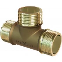 Mexen Brass Raccord En T En Laiton 3/4 M X 3/4 M X 3/4 M - W97411-343434 - Bricoman