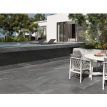 Dalle Terrasse 20mm Cutstone Graphite 60x120cm - Vendu Par Palette De 23,04m² - Bricoman