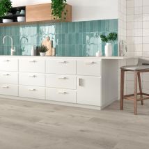 Carrelage Mur Brillant Effet Zellige Tabarca Turquoise 7,5x23 Cm - Bricoman