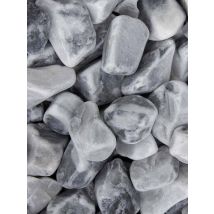 Ice Blue / Niagara Galets De Marbre 500kg Minibag 0,35m3 (25 - 40mm) - Bricoman