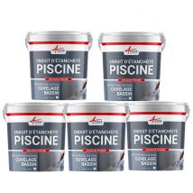 Enduit Piscine, Enduit De Cuvelage, Enduit Hydrofuge Pour Étanchéité Piscine - Offre Spéciale : 5 X 25 Kg Gris - Arcane Industries - Bricoman