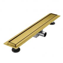 Caniveau De Douche En Inox Doré Brossé - 60 Cm - Bricoman