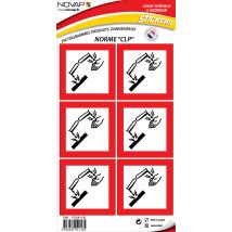 Pictogramme - Je Ronge 80x80mm - 4241135 - Bricoman