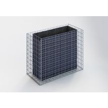 Jardin Surélevé En Gabion En Acier Galvanisé, 130x100x60cm (lxhxp), Mailles 5 X 10cm, Parois 10cm, Idéal Pour Potager Ou Jardin - Bricoman