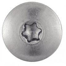 Vis De Facade Tête Cylindrique Extra Large Six Lobes - Inox A2 4,8x38 Mm - Marron Mm - Boîte De 100 - Bricoman